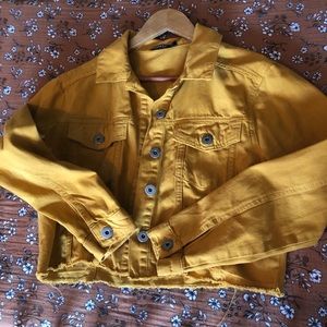 Nasty Gal Distressed Denim Jacket